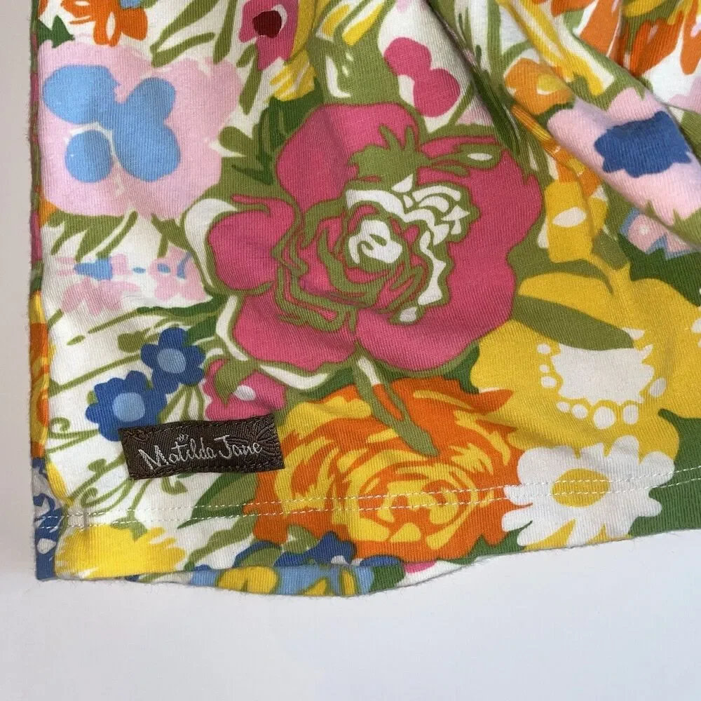 Matilda Jane‎ Dress Girls Sz 12 Brilliant Day Far Out Cotton Floral Party Church